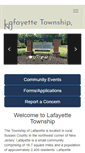 Mobile Screenshot of lafayettetwp.org