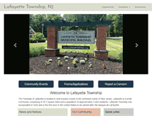 Tablet Screenshot of lafayettetwp.org